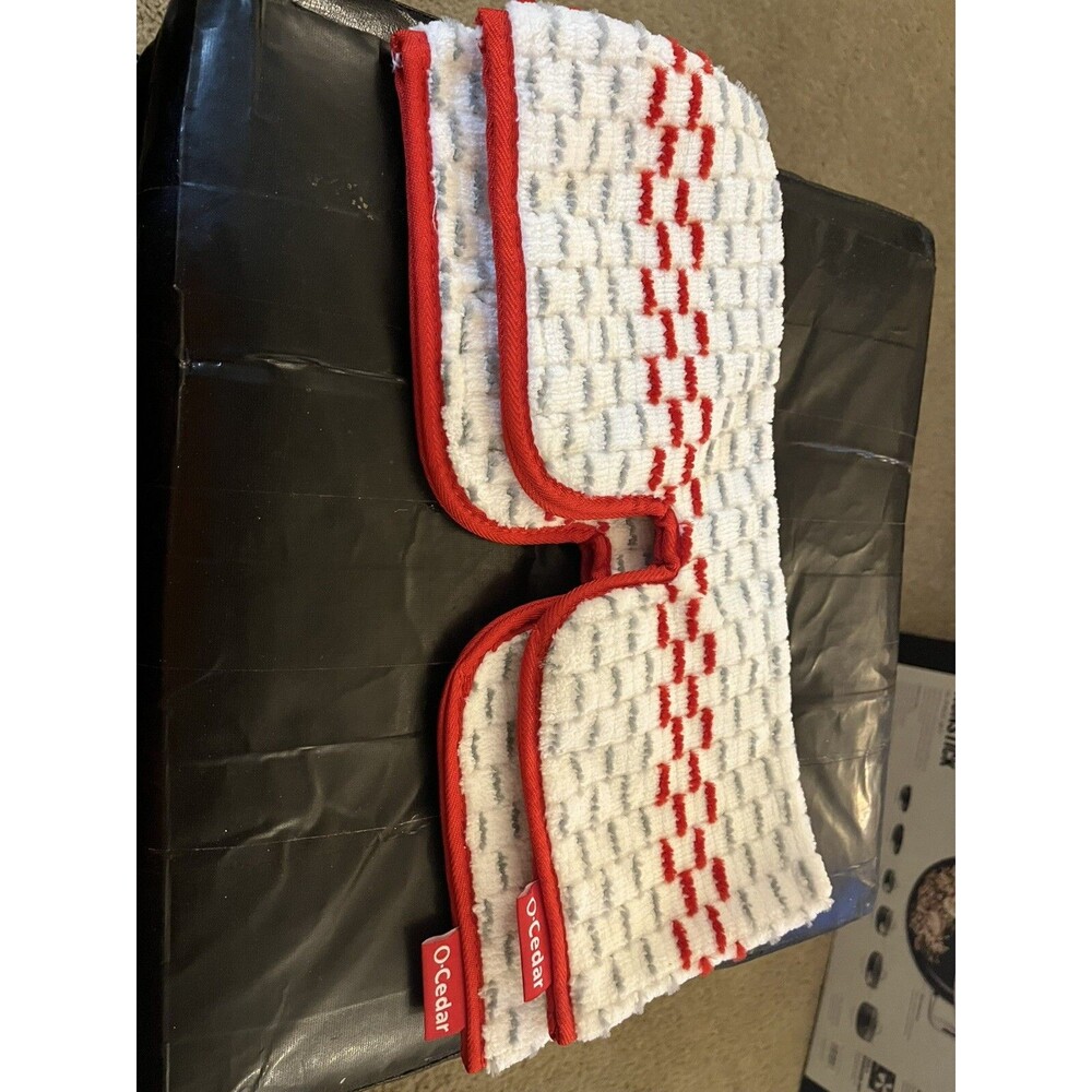 O-Cedar Hardwood Floor 'N More 3-Action Microfiber Mop replacement cloths